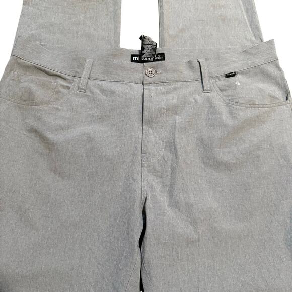 Travis Mathew Men's Performance Pants, Gray, Size 40, Stretch Golf Casual - Picture 2 of 7